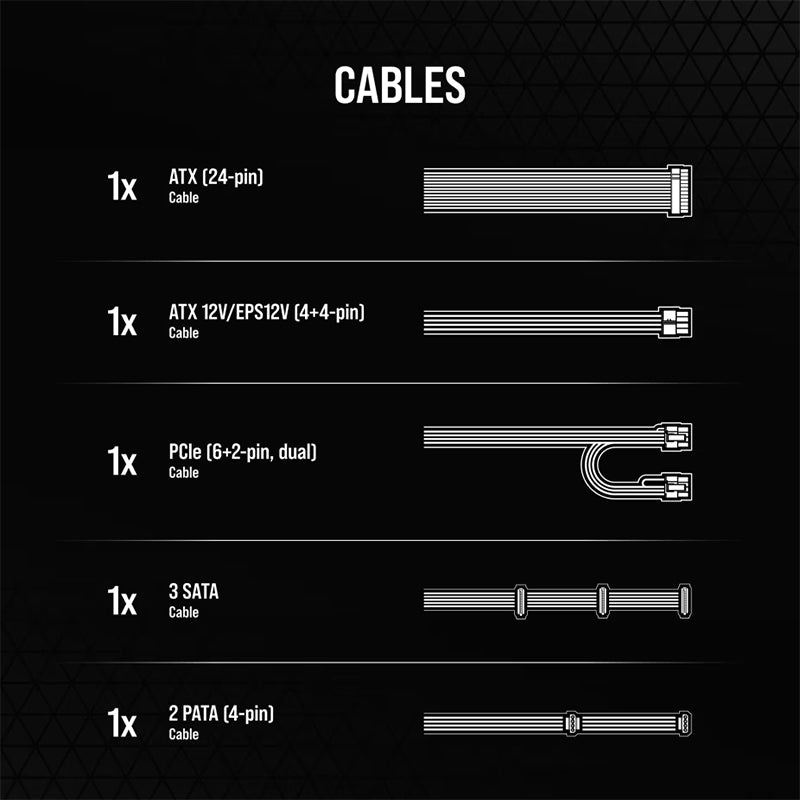 Fuente de poder ATX CORSAIR CX650