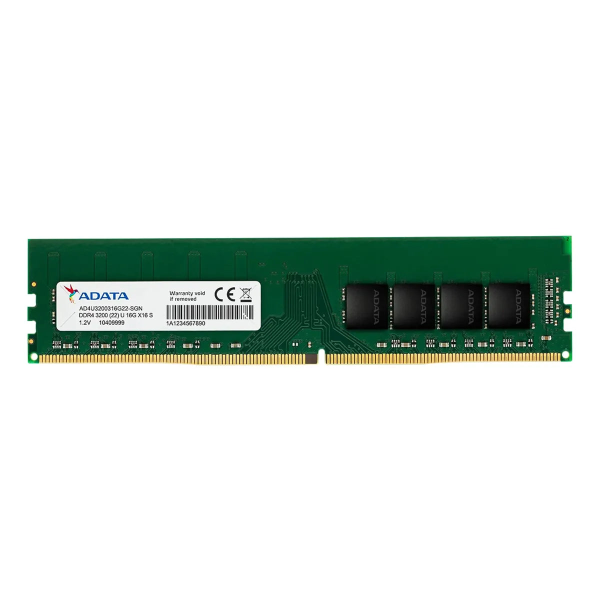 DIMM ADATA 8GB 8GX4 U-DIMM DDR4 3200MHZ PCU-25600