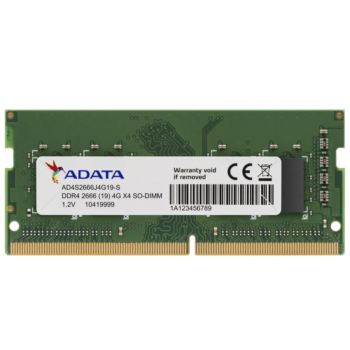 SO-DIMM ADATA 4GB PC-2666 DDR4 CL19