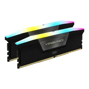 DIMM CORSAIR RGB 32GB VENGEANCE 2X16GB DDR5 5200MHZ C40 BLACK