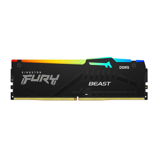 DIMM KINGSTON FURY BEAST RGB 32GB DDR5-5200MHZ CL40 288-PIN NON-ECC