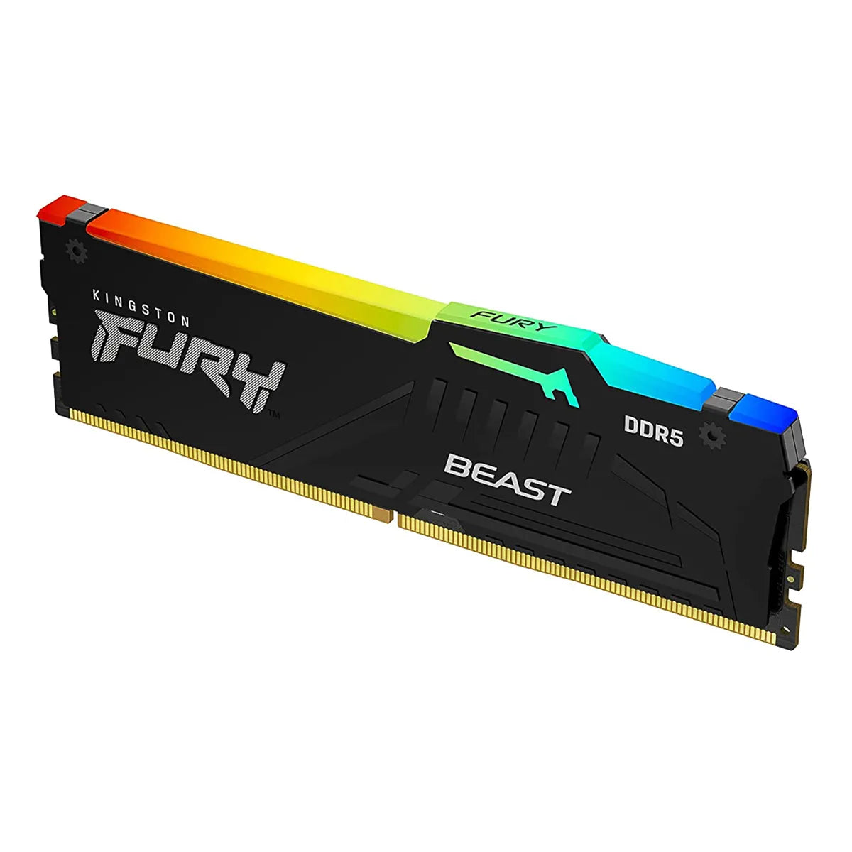 DIMM KINGSTON FURY BEAST RGB 32GB DDR5-5200MHZ CL40 288-PIN NON-ECC