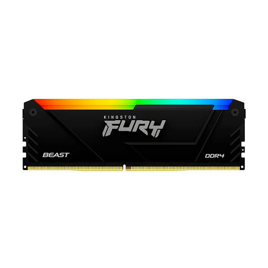 DIMM KINGSTON FURY 16GB 3200MHz DDR4 CL16 Non ECC RGB 1.35V Black