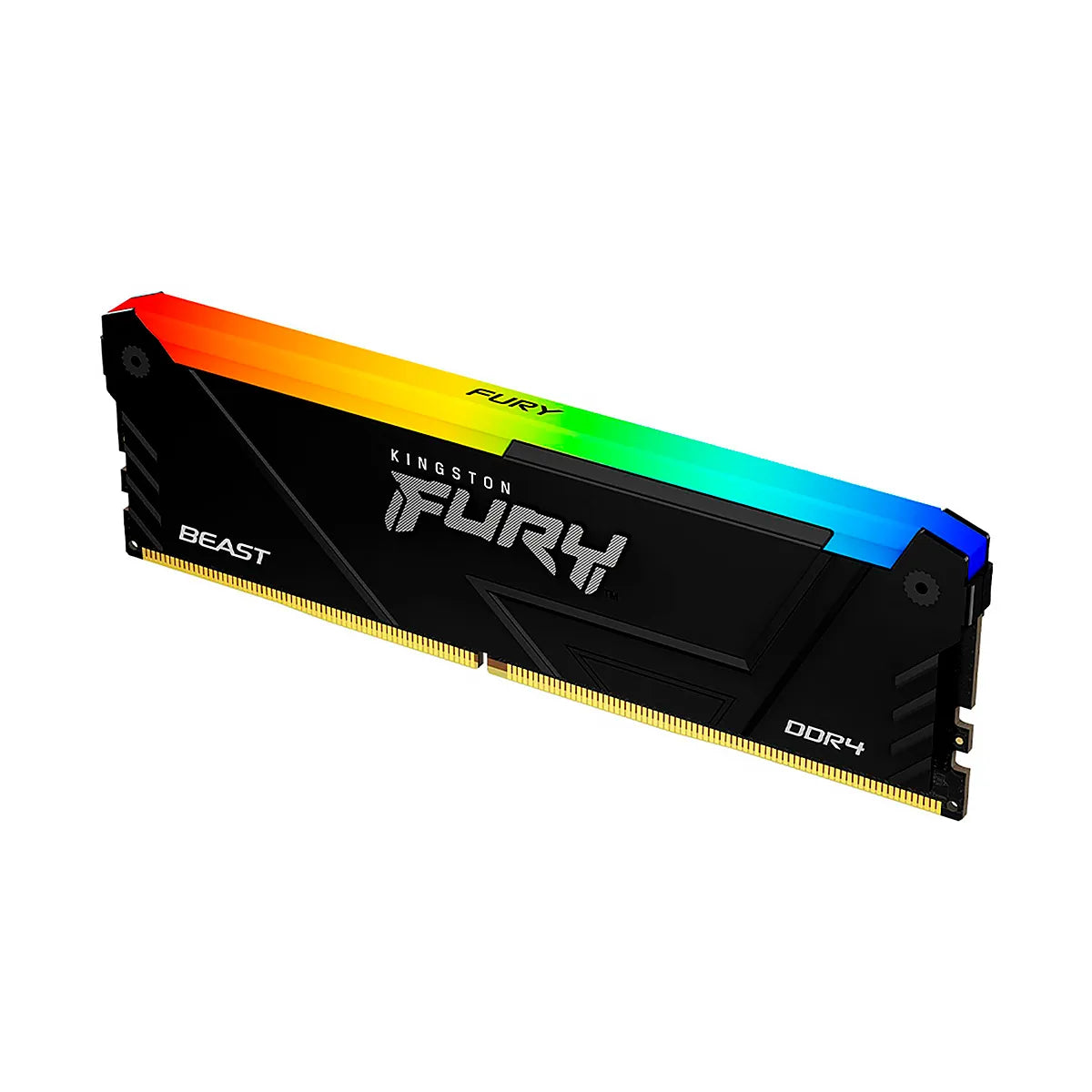 DIMM KINGSTON FURY 16GB 3200MHz DDR4 CL16 Non ECC RGB 1.35V Black