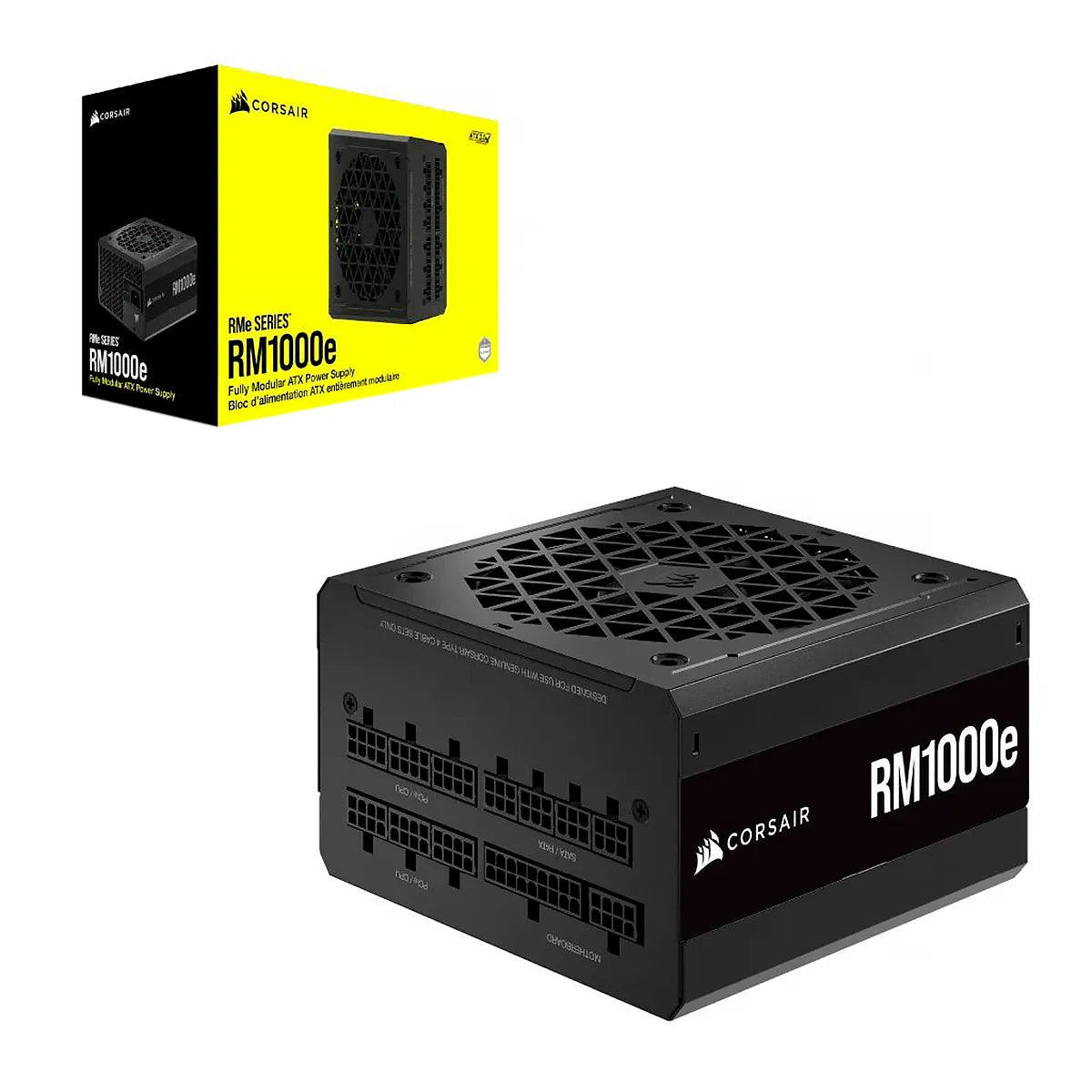 FUENTE DE PODER CORSAIR RM1000E 1000W FULLY MODULAR LOW-NOICE ATX 80 PLUS GOLD