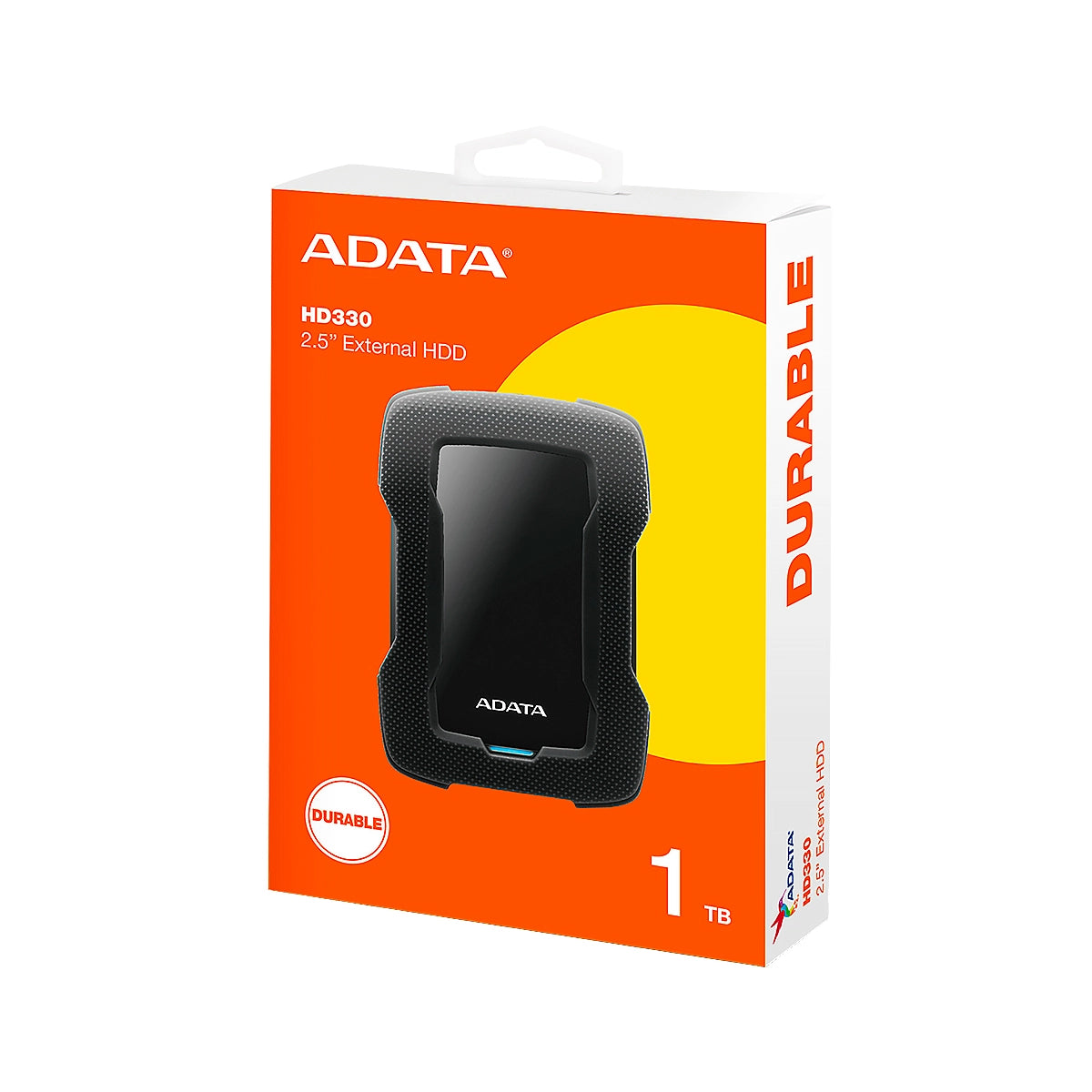 DISCO DURO ADATA HD330 ANTISHOCK USB-3.2 Black Externo