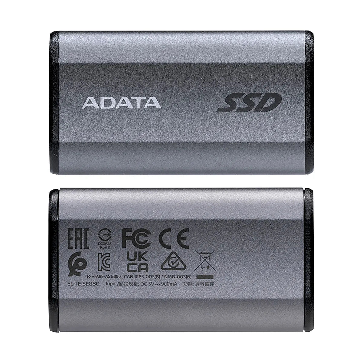 SSD ADATA SE880 USB 3.2-C HD Externo Titanium Gray