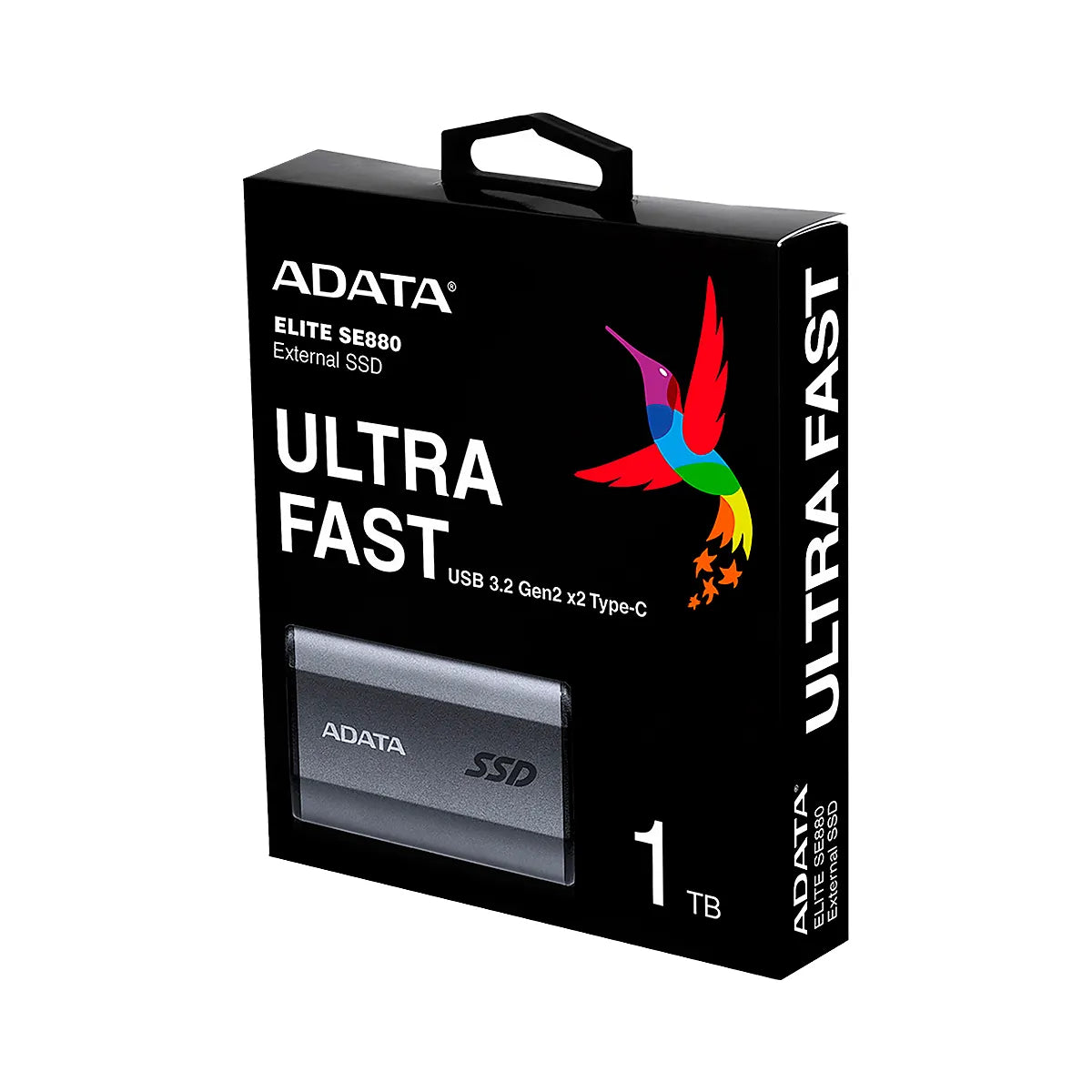 SSD ADATA SE880 USB 3.2-C HD Externo Titanium Gray