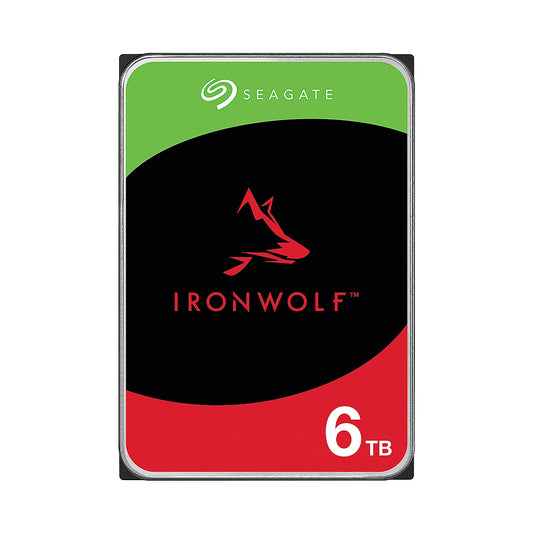 HDD SEAGATE IRONWOLF ST6000VN001 6TB 3.5Inch 5400RPM 256MB SATA 6Gbps NAS 3Y