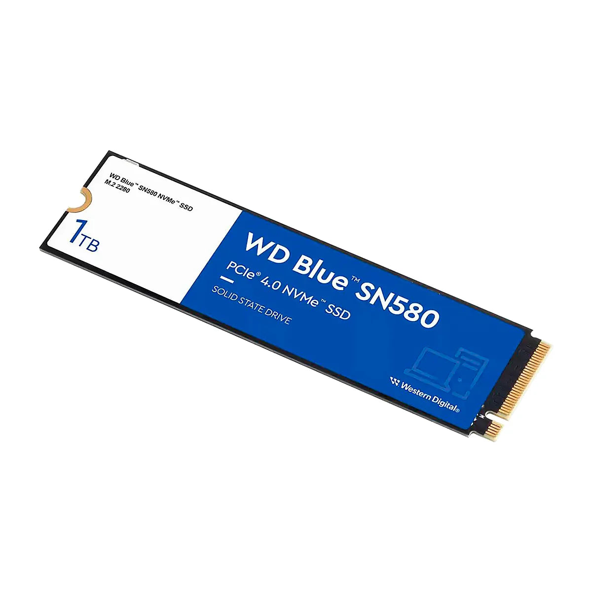 SSD WD SN580 NVMe Gen4X4 PCIe Gen. 4.0 M.2 2280 hasta 4000MB-s Blue