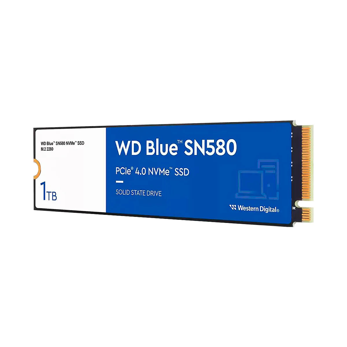 SSD WD SN580 NVMe Gen4X4 PCIe Gen. 4.0 M.2 2280 hasta 4000MB-s Blue