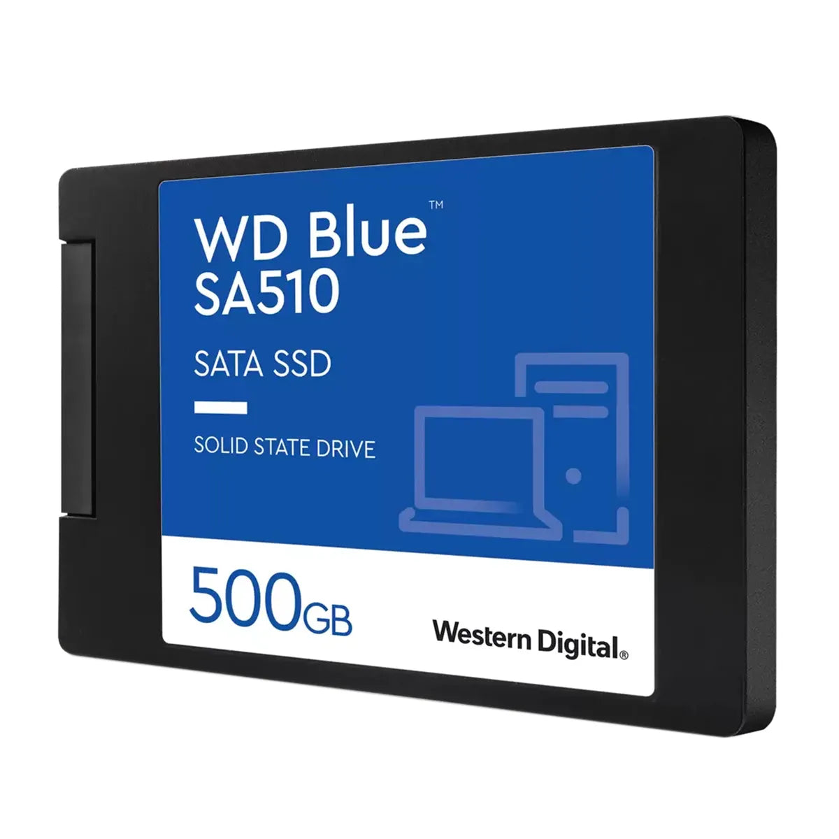 SOLID STATE DRIVE WESTERN DIGITAL 500GB INTERNO 2.5INCH SA510 7MM SATA III 560MB-S BLUE