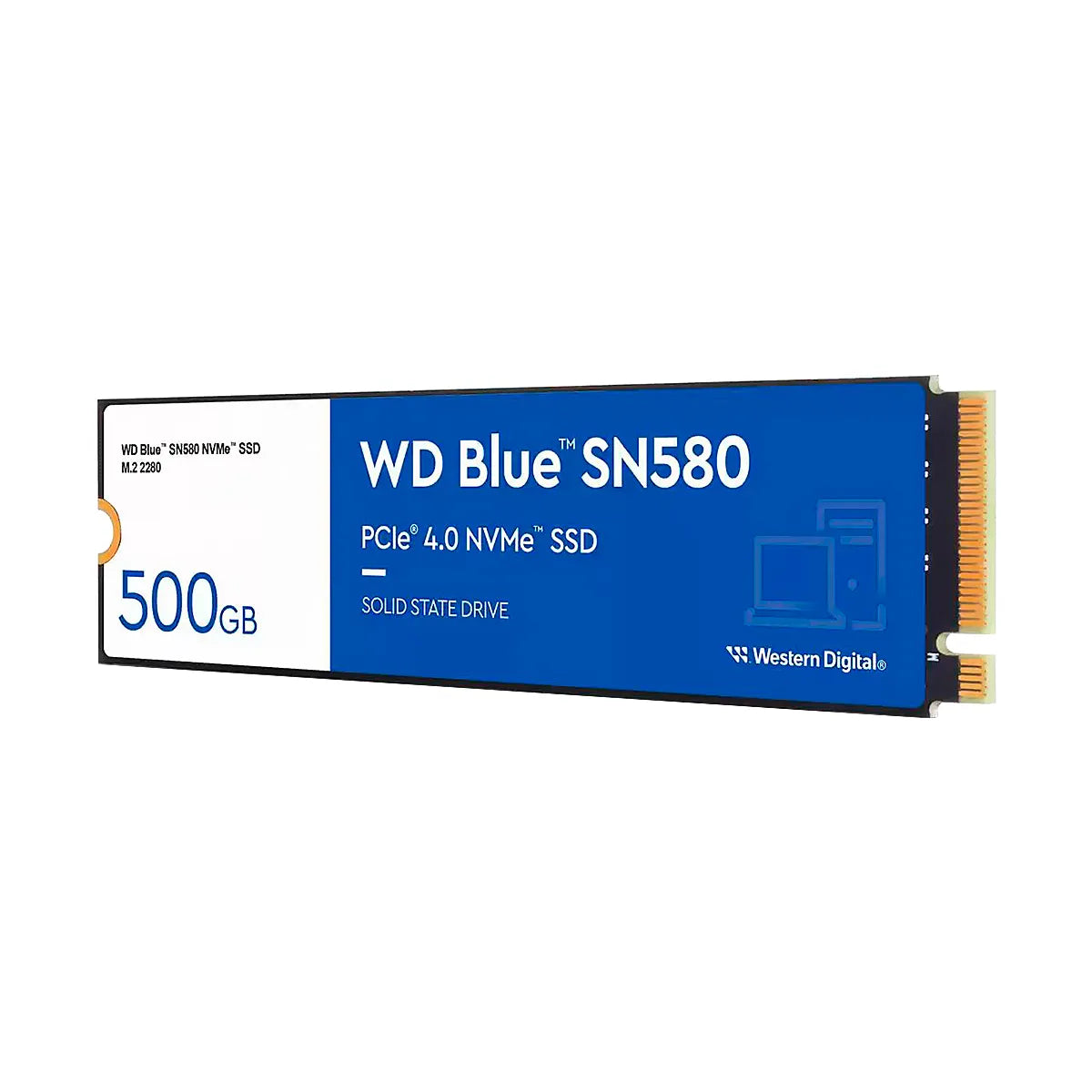 SSD WD SN580 NVMe Gen4X4 PCIe Gen. 4.0 M.2 2280 hasta 4000MB-s Blue