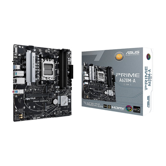 MBO ASUS PRIME A620M-A CSM AMD Ryzen 7000 4DDR5 VGA HDMI DP PCIE4.0 2M.2 USB3.2 micro-ATX