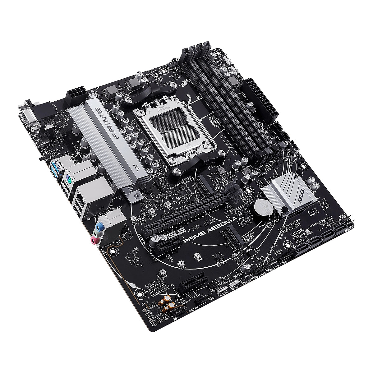 MBO ASUS PRIME A620M-A CSM AMD Ryzen 7000 4DDR5 VGA HDMI DP PCIE4.0 2M.2 USB3.2 micro-ATX