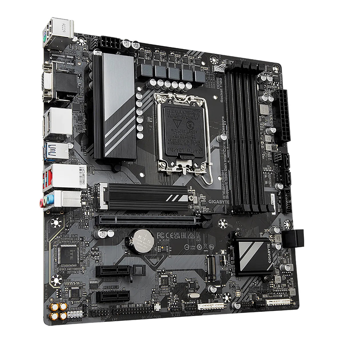 MBO GIGABYTE B760M DS3H 13VA LGA1700 DDR5 D-SUB 2DP HDMI M.2 USB3.2 PCIE4.0 MATX