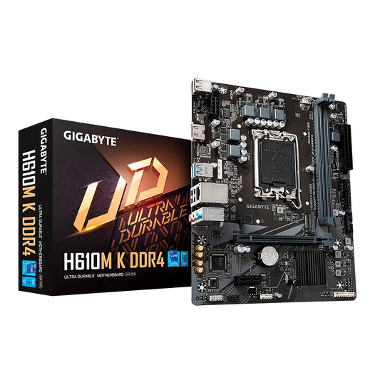 MBO GIGABYTE H610M K 13VA-12VA LGA1700 2XDDR4-3200 HDMI M.2 USB3.2 PCIE4.0 MATX