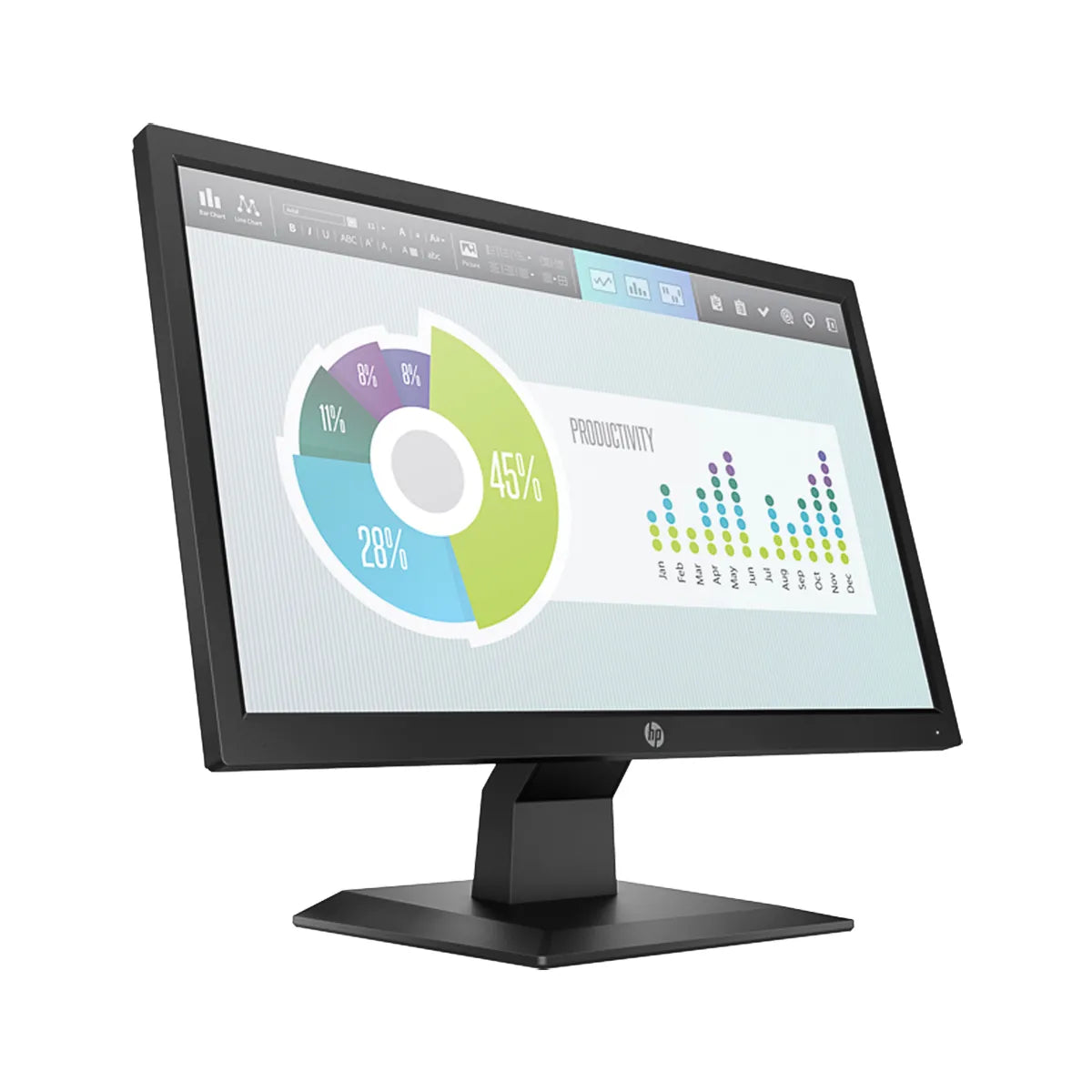 MONITOR HP P204v 19.5Inch 1600x900 HDMI VGA Negro