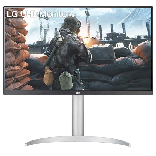 MONITOR LG 27Inc UHD LED IPS -3840x2160 4K 5ms FreeSync 2HDMI DP Blanco-Gris