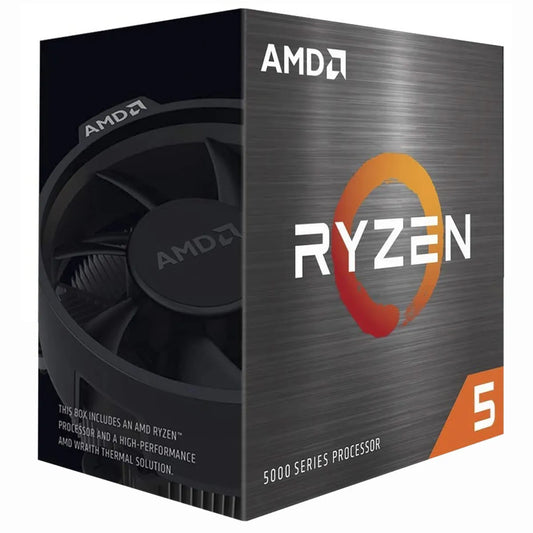 Proc. AMD AM4 Ryzen 5 5600X 3.7GHz 6Core 12Hilos 32MB Cache 65w 7nm Box Sin Video