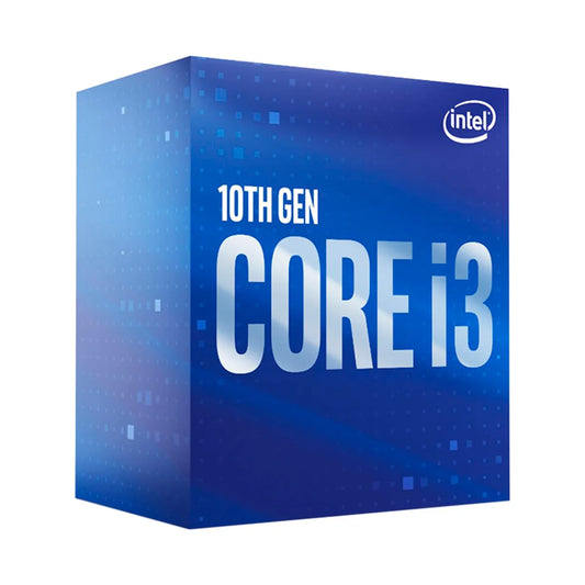 PROC. INTEL CORE I3-10105F 10Gen 3.70-4.40GHz 4Nucleos 8Hilos 6MB DDR4-2666 NOvideo LGA1200