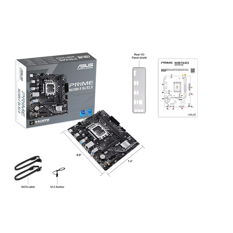 Mainboard ASUS PRIME H610M-F D4 - LGA1700