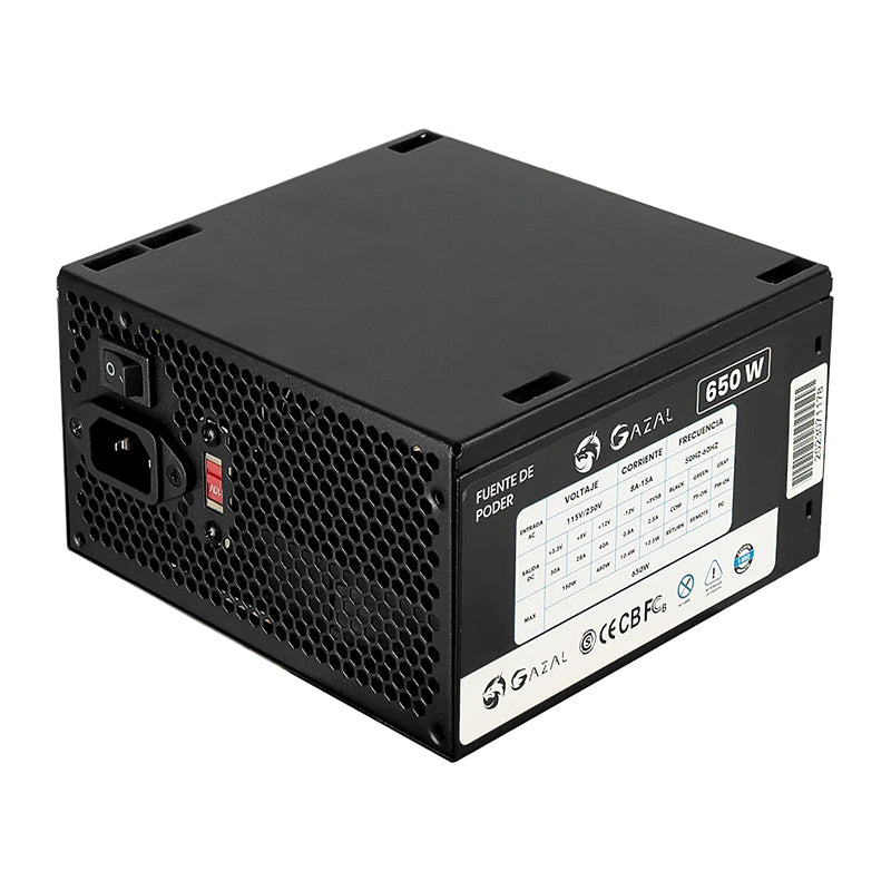 Fuente de poder ATX GAZAL 650W
